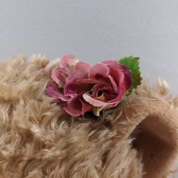 Vintage Russ Berrie & Co. Victorian Bear, Rose & Long Jumper Beautiful Condition - Picture 3 of 9